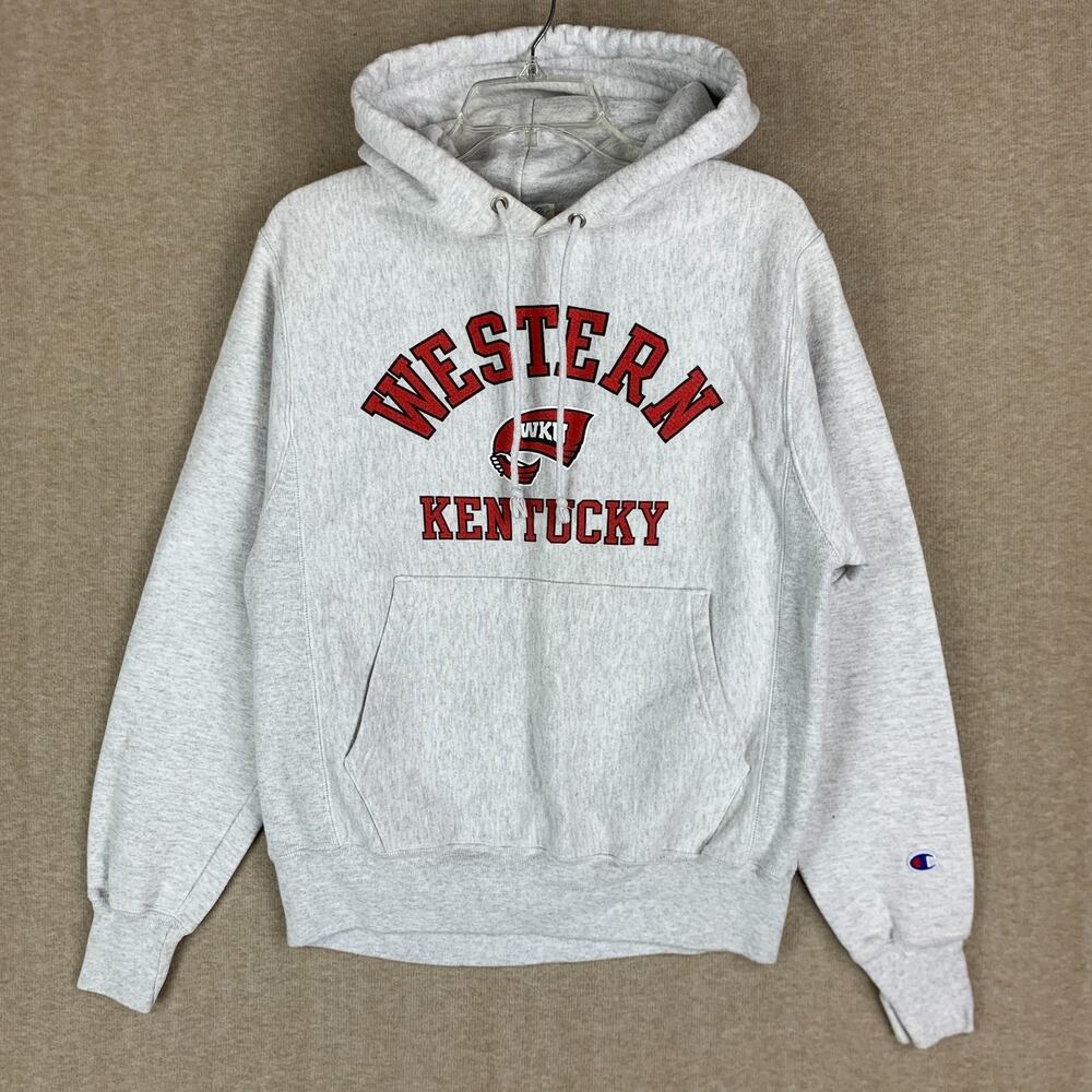 Western Kentucky Hilltoppers Sweatshirt S WKU Champion Reverse Weave Heavy Hoodi